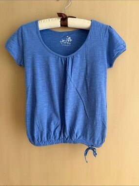 Cache Cache Short Sleeve Tee with Drawstring Hem， Women’s S 160/84A